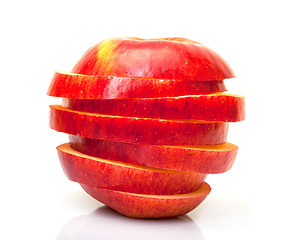 Image showing Red Sliced Apple