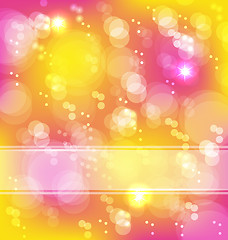 Image showing Abstract background with bokeh effect