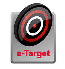 Image showing e-target advertisement icon