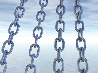 Image showing metal chains