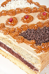 Image showing tasty nuts cake