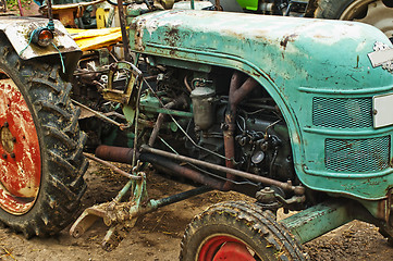 Image showing old tractor