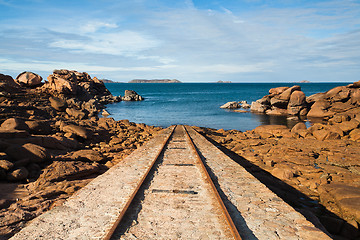 Image showing On the granite coast