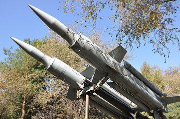 Image showing Elements of anti-aircraft missiles