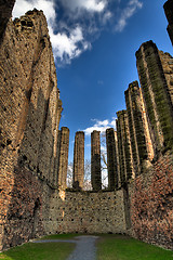 Image showing The ruins of gothic church