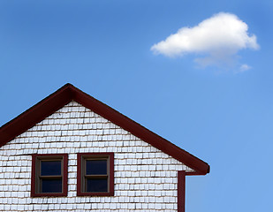 Image showing House and cloud