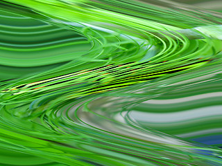 Image showing Green abstract background