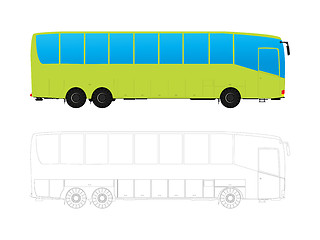 Image showing Tour bus