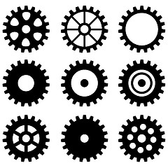 Image showing set of gear wheels