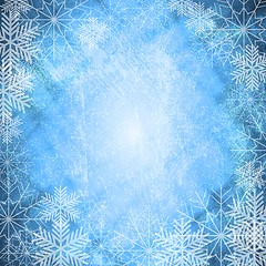 Image showing Christmas blue design