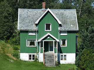 Image showing Basic house typical for Scandinavia