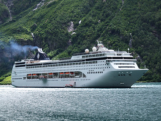 Image showing Luxurious passenger ship