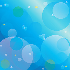 Image showing blue abstract light background