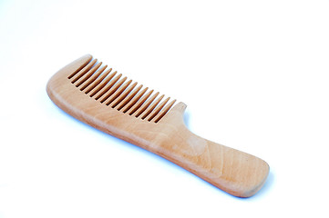 Image showing Wooden comb