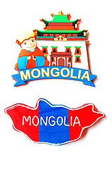 Image showing Map of Mongolia