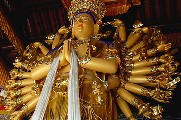 Image showing Thousand-hand Goddess