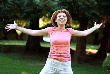 Image showing Happy woman