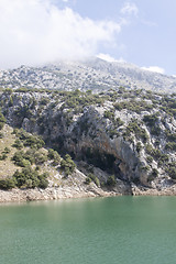 Image showing blue sea and blue sky holidays vacation summer meditteranean 