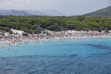 Image showing blue sea and blue sky holidays vacation summer meditteranean 