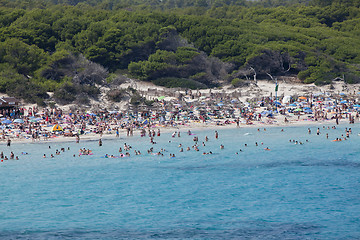 Image showing blue sea and blue sky holidays vacation summer meditteranean 