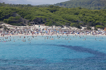 Image showing blue sea and blue sky holidays vacation summer meditteranean 