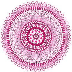 Image showing Hand made ornamental round lace