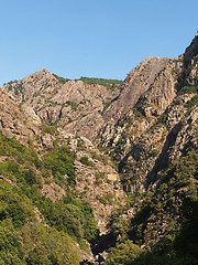 Image showing spelunca gorges, Corsica, France.