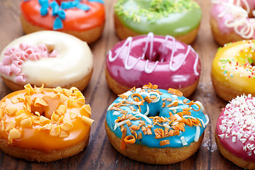 Image showing fresh baked donuts