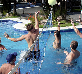 Image showing Game of water polo