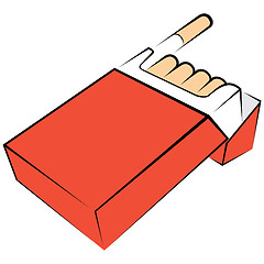 Image showing Cigarettes package