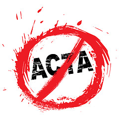Image showing No ACTA symbol