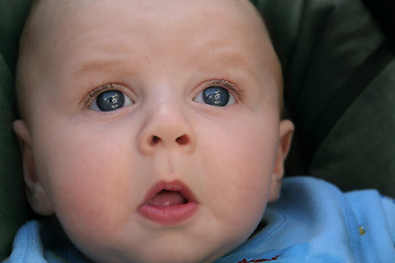 Image showing Curious baby