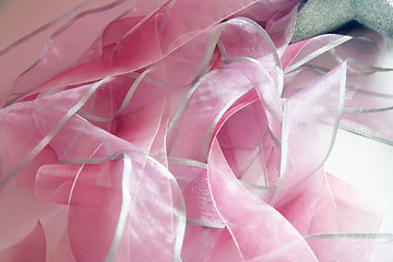 Image showing Pink ribbons