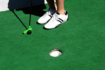 Image showing Miniature golf