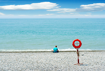 Image showing solar sea beach