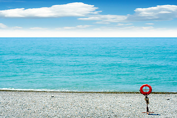 Image showing solar sea beach