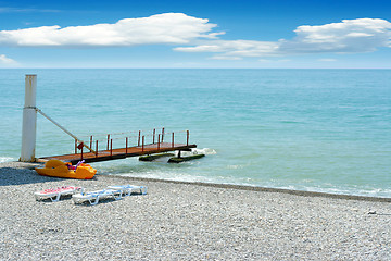 Image showing solar sea beach