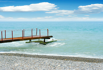 Image showing solar sea beach