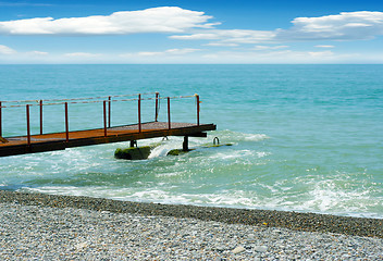 Image showing solar sea beach