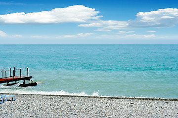 Image showing solar sea beach