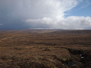 Image showing Western Monadliaths mountain, Scotland in may