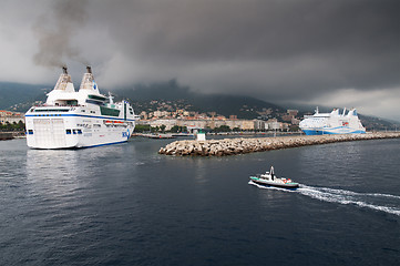 Image showing Ferry in Bastia