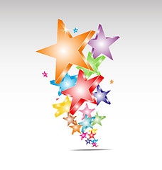 Image showing Candy stars logo/background