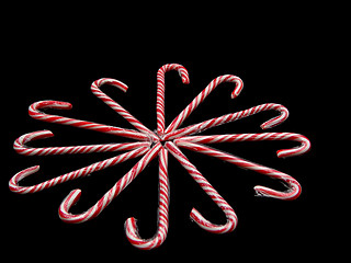 Image showing Candy Cane Spiral `