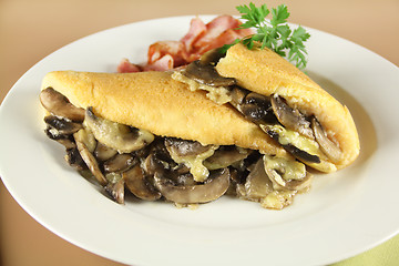 Image showing Mushroom Omelette