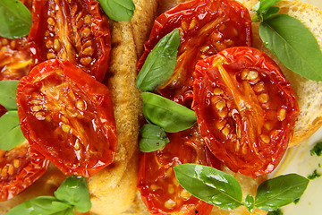 Image showing Roasted Tomato Bruschetta