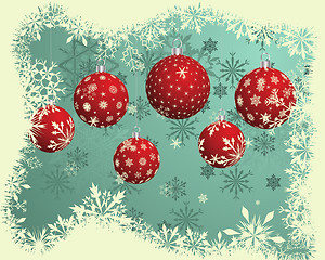 Image showing Christmas retro 