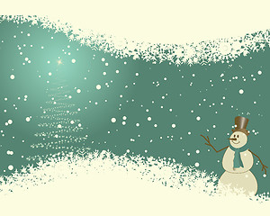 Image showing Christmas retro 