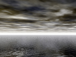 Image showing dark water