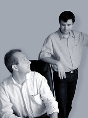 Image showing Businessmen talking